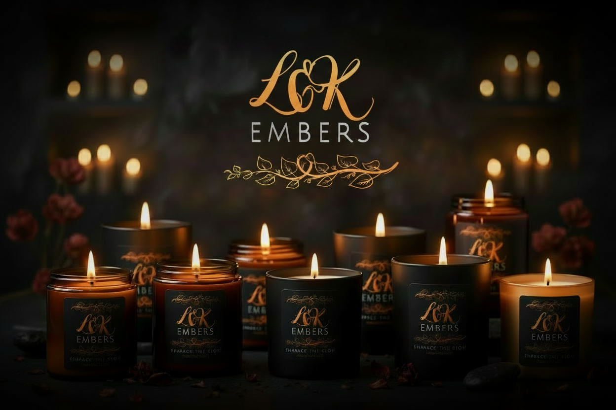 L&K Embers Hero Banner - Logo Centred